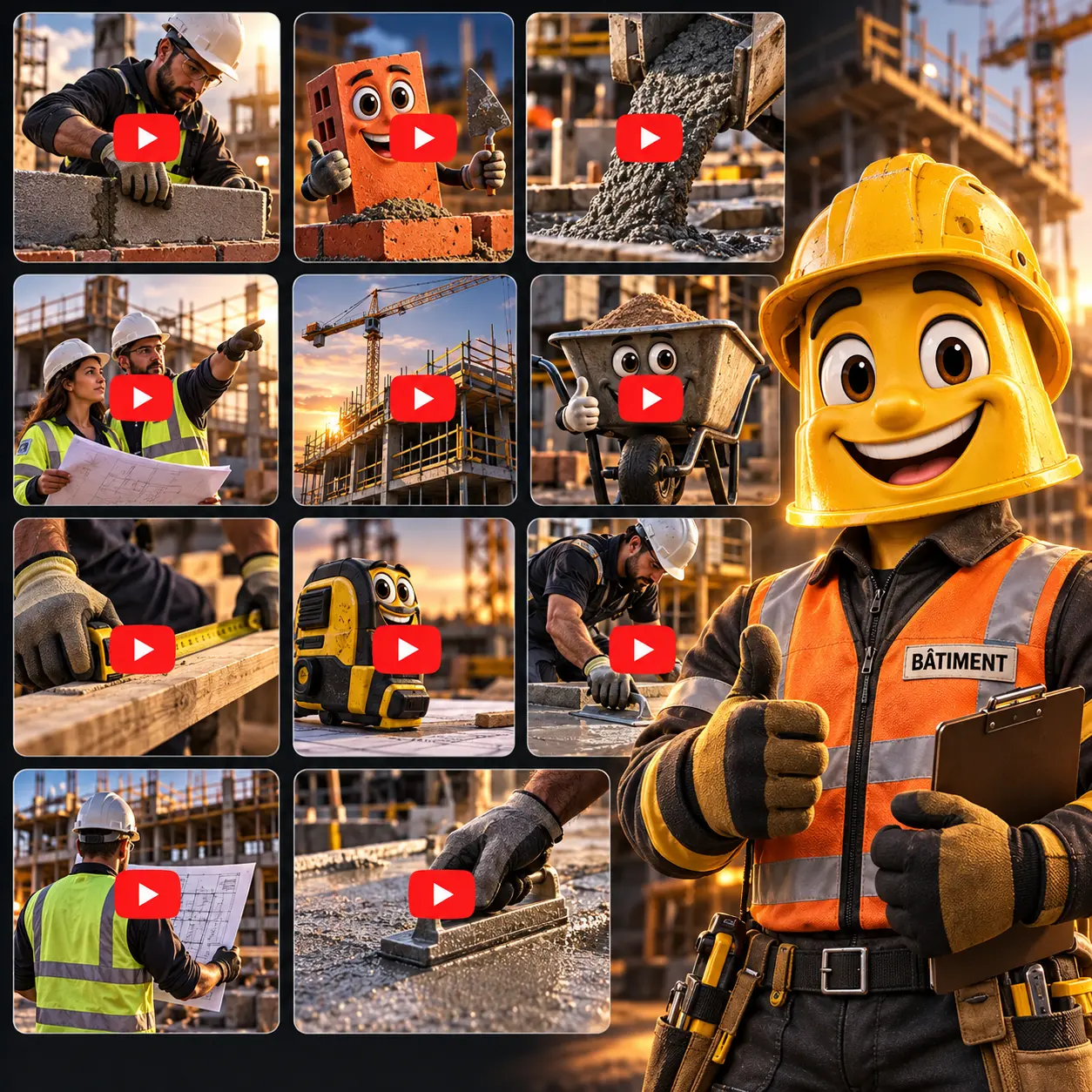 Kit de mídias para Construção Civil